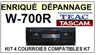 TEAC TASCAM-W700R W-700R-COURROIES-ET-KITS-COURROIES-COMPATIBLES