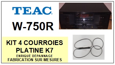 TEAC TASCAM-W750R W-750R-COURROIES-ET-KITS-COURROIES-COMPATIBLES