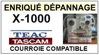 TEAC TASCAM-X1000 X-1000-COURROIES-ET-KITS-COURROIES-COMPATIBLES