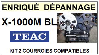 TEAC TASCAM-X1000MBL X-1000M BL-COURROIES-ET-KITS-COURROIES-COMPATIBLES