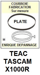 TEAC TASCAM-X1000R X-1000R-COURROIES-ET-KITS-COURROIES-COMPATIBLES