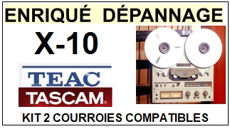TEAC TASCAM-X10 X-10-COURROIES-ET-KITS-COURROIES-COMPATIBLES