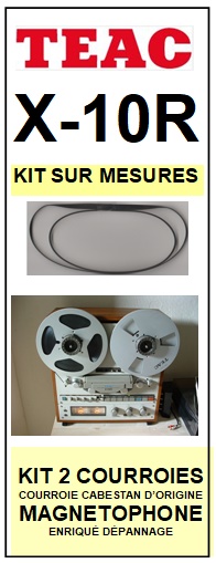 TEAC TASCAM-X10R X-10R-COURROIES-ET-KITS-COURROIES-COMPATIBLES