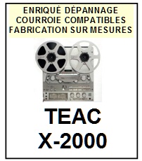 TEAC TASCAM-X2000 X-2000-COURROIES-ET-KITS-COURROIES-COMPATIBLES