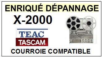 TEAC TASCAM-X2000 X-2000-COURROIES-ET-KITS-COURROIES-COMPATIBLES