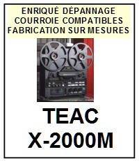 TEAC TASCAM-X2000M X-2000M-COURROIES-ET-KITS-COURROIES-COMPATIBLES