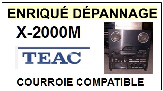 TEAC TASCAM-X2000M X-2000M-COURROIES-ET-KITS-COURROIES-COMPATIBLES