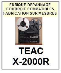 TEAC TASCAM-X2000R X-2000R-COURROIES-ET-KITS-COURROIES-COMPATIBLES