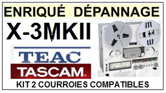 TEAC TASCAM-X3MKII X-3 MKII-COURROIES-ET-KITS-COURROIES-COMPATIBLES