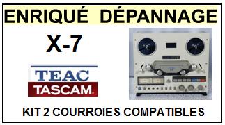 TEAC TASCAM-X7-COURROIES-ET-KITS-COURROIES-COMPATIBLES