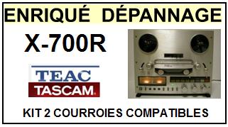 TEAC TASCAM-X700R X-700R-COURROIES-ET-KITS-COURROIES-COMPATIBLES