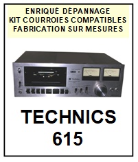 TECHNICS-615-COURROIES-COMPATIBLES