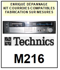 TECHNICS-M216-COURROIES-COMPATIBLES