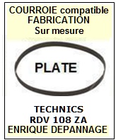 TECHNICS-RDV108ZA-COURROIES-COMPATIBLES