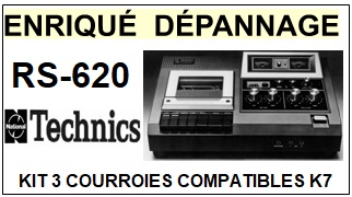 TECHNICS-RS620 RS-620-COURROIES-ET-KITS-COURROIES-COMPATIBLES