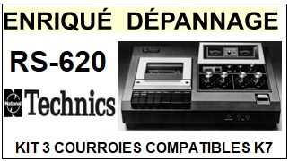 TECHNICS-RS620 RS-620-COURROIES-COMPATIBLES