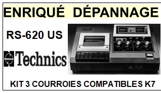 TECHNICS-RS620US RS-620 US-COURROIES-COMPATIBLES