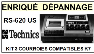 TECHNICS-RS620US RS-620 US-COURROIES-ET-KITS-COURROIES-COMPATIBLES