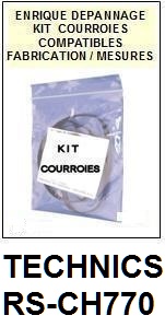 TECHNICS-RSCH770 RS-CH770-COURROIES-ET-KITS-COURROIES-COMPATIBLES