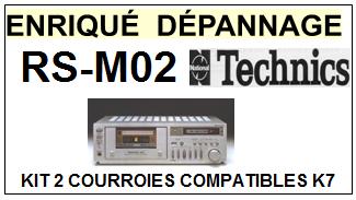 TECHNICS-RSM02 RS-M02-COURROIES-COMPATIBLES