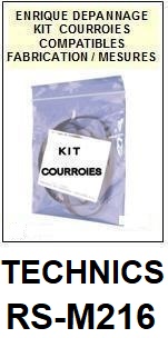 TECHNICS-RSM216 RS-M216-COURROIES-ET-KITS-COURROIES-COMPATIBLES