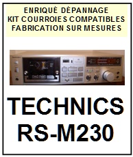 TECHNICS-RSM230 RS-M230-COURROIES-COMPATIBLES