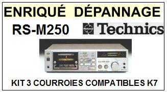 TECHNICS-RSM250 RS-M250-COURROIES-COMPATIBLES