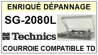 TECHNICS-SG2080L SG-2080L-COURROIES-COMPATIBLES