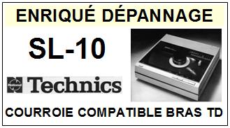 TECHNICS-SL10 SL-10-COURROIES-COMPATIBLES