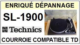TECHNICS-SL1900 SL-1900-COURROIES-COMPATIBLES