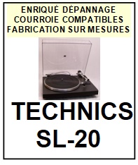 TECHNICS-SL20 SL-20-COURROIES-COMPATIBLES