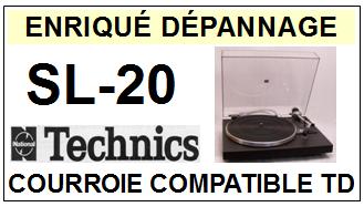 TECHNICS-SL20 SL-20-COURROIES-ET-KITS-COURROIES-COMPATIBLES