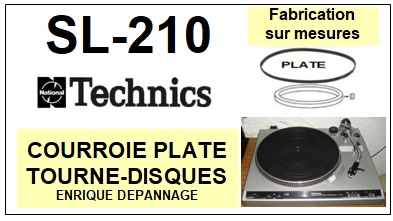 TECHNICS-SL210 SL-210-COURROIES-COMPATIBLES