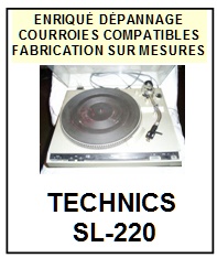 TECHNICS-SL220 SL-220-COURROIES-COMPATIBLES