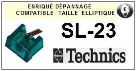 TECHNICS-SL23 SL-23-POINTES-DE-LECTURE-DIAMANTS-SAPHIRS-COMPATIBLES