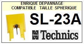 TECHNICS-SL23A  SL-23A-POINTES-DE-LECTURE-DIAMANTS-SAPHIRS-COMPATIBLES