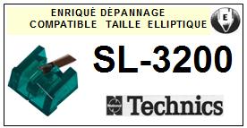 TECHNICS-SL3200 SL-3200-POINTES-DE-LECTURE-DIAMANTS-SAPHIRS-COMPATIBLES