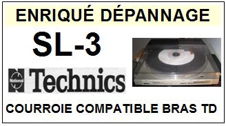 TECHNICS-SL3 SL-3-COURROIES-COMPATIBLES