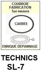 TECHNICS-SL7 SL-7-COURROIES-COMPATIBLES