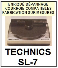 TECHNICS-SL7 SL-7-COURROIES-COMPATIBLES