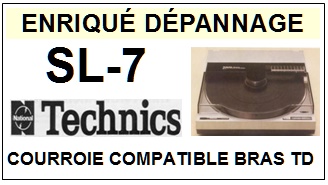 TECHNICS-SL7 SL-7-COURROIES-COMPATIBLES