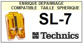 TECHNICS-SL7  SL-7-POINTES-DE-LECTURE-DIAMANTS-SAPHIRS-COMPATIBLES