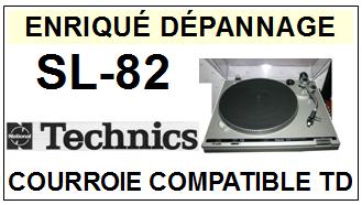 TECHNICS-SL82 SL-82-COURROIES-COMPATIBLES
