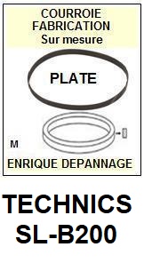 TECHNICS-SLB200 SL-B200-COURROIES-COMPATIBLES