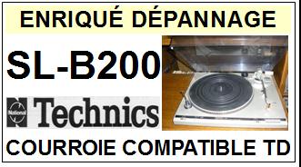 TECHNICS-SLB200 SL-B200-COURROIES-COMPATIBLES