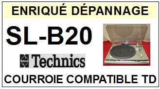 TECHNICS-SLB20 SL-B20-COURROIES-COMPATIBLES