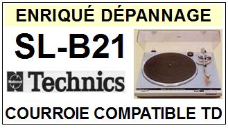 TECHNICS-SLB21 SL-B21-COURROIES-COMPATIBLES
