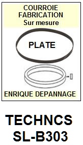 TECHNICS-SLB303 SL-B303-COURROIES-COMPATIBLES