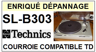 TECHNICS-SLB303 SL-B303-COURROIES-COMPATIBLES