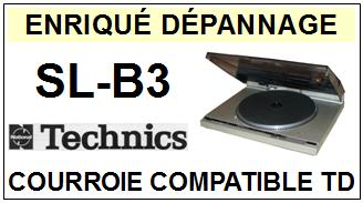 TECHNICS-SLB3 SL-B3-COURROIES-COMPATIBLES